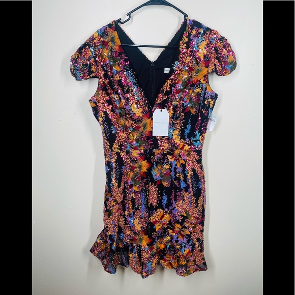 {NWT} Dress The Population Corinne Sequin Dress XXL - Picture 11 of 12